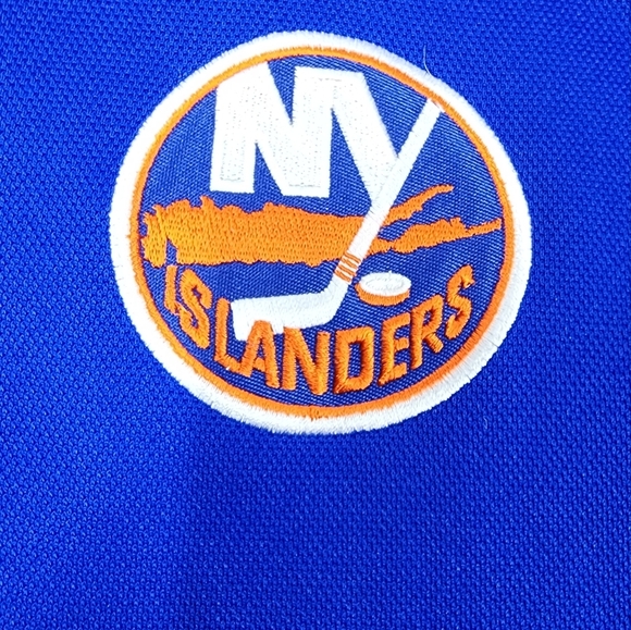New York Islanders Full Zip Fleece Lined Jacket Reebok Center Ice NHL Hockey - Picture 2 of 6
